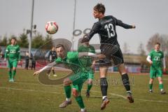 Kreisklasse - Saison 2025/26- TSV Gaimersheim II - SV Lippertshofen - Julian Felgentreu schwarz Gaimersheim - Florian Donaubauer grün Lippertshofen - Foto: Meyer Jürgen
