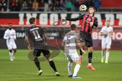 3. Liga; FC Ingolstadt 04 - VfL Osnabrück; Benjamin Kanuric (8, FCI) Ajdini Bashkim (5 VFLO) Sebastian Grönning (11, FCI)