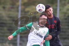*** Bayernliga Nord - Saison 2025/26 - *** FC Ingolstadt 04 II - SC Eltersdorf - Mustafa Özden (Nr.6 - FC Ingolstadt II) - Manfred Strobel weiss Eltersdorf  - Foto: Meyer Jürgen