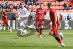 3. Liga; FC Ingolstadt 04 - SSV Ulm; Max Besuschkow (17, FCI) Brandt Max (23 Ulm) Gustav Christensen (24, FCI)