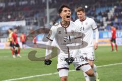 3. Liga; SV Wehen Wiesbaden - FC Ingolstadt 04; Tor Jubel Treffer Deniz Zeitler (38, FCI) 0:3, Sebastian Grönning (11, FCI)