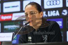 3. Liga; FC Ingolstadt 04 - Alemannia Aachen; Interview Pressekonferenz Cheftrainerin Sabrina Wittmann (FCI)