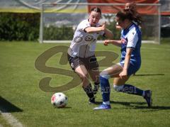Testspiel - 2. Bundesliga Frauen - Saison 2026/27  - FC Ingolstadt 04 Frauen -  - Katharina Bauer (Nr.3 - FCI Frauen) - Pia Munzert blau Hoffenheim  - Foto: Meyer Jürgen