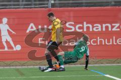 AUDI Amateuercup - Saison 2024/25 - TSV Lichtenau - FC Geisenfeld - Felix Weber grün Geisenfeld - Marco Fürholzer gelb Lichtenau - Foto: Meyer Jürgen