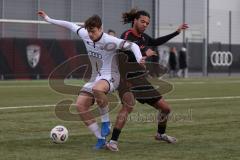Freundschaftsspiel - Saison 2025/26 - FC Ingolstadt  II - ASV Neumarkt - Tomislav Bagaric (Nr.5 - FC Ingolstadt II) - Morris Adelabu schwarz Neumarkt  - Foto: Meyer Jürgen