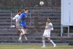 Bayernliga Nord - Saison 2025/26 - FC Ingolstadt 04 II - Würzburger FV - Muhammed Atak (Nr.2 - FC Ingolstadt II) - Fabio Hock blau Würzburg - Foto: Meyer Jürgen