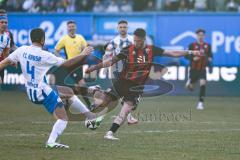 3. Liga; FC Hansa Rostock - FC Ingolstadt 04; Torchance verpasst Ryan Malone (16, FCI) Roßbach Damian (4 HR)