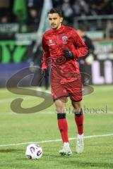 3. Liga; 1. FC Schweinfurt 05 - FC Ingolstadt 04; vor dem Spiel Fredrik Carlsen (8, FCI)