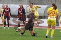 2. Bundesliga Frauen - Saison 2024/25 - FC Ingolstadt 04 Frauen - FC Union Berlin - Pija Reininger (Nr.21 - FCI Frauen) - Heiseler Lisa gelb Berlin - Foto: Meyer Jürgen