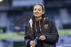 3. Liga; SV Sandhausen - FC Ingolstadt 04; Cheftrainerin Sabrina Wittmann (FCI) vor dem Spiel