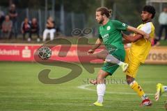 Landesliga - Saison 2026/27 - SV Manching - TSV Gersthofen - Daniel Schweiger (Nr.11 - SV Manching) - Akkurt Mert gelb Gersthofen - Foto: Meyer Jürgen