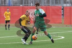 AUDI Amateuercup - Saison 2024/25 - TSV Lichtenau - FC Geisenfeld - Steven Spieß gelb Lichtenau - Florian Lang grün Geisenfeld - Foto: Meyer Jürgen