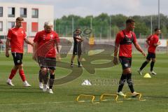 3.Liga - Saison 2023/2024 - Trainingsauftakt - FC Ingolstadt 04 - Cheftrainer Michael Köllner (FCI) - #fc45# - Marcel Costly (Nr.22 - FCI) -  - Foto: Meyer Jürgen