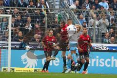 3.Liga - Saison 2022/2023 - TSV 1860 München - FC Ingolstadt 04 - Rico Preissinger (Nr.6 - FCI) - Niklas Lang (Nr.3 - 1860 München) - Foto: Meyer Jürgen