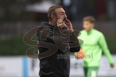 Bezirksliga - Saison 2023/2024 - SV Manching  - ASV Dachau - Cheftrainer Serkan Demir (SV Manching) - Foto: Meyer Jürgen