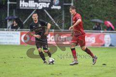 Toto Pokal; FC Sportfreunde Schwaig - FC Ingolstadt 04; Elias Decker (4, FCI) Regen Pfützen