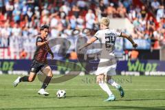 3. Liga; FC Ingolstadt 04 - TSV 1860 München; Angriff Lauf Deniz Zeitler (38, FCI) Schifferl Raphael (24 TSV)