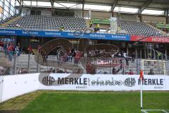 mitgereiste Fans - 3.Liga - Saison 2022/2023 - SC Freiburg II - FC Ingolstadt 04 -  - Foto: Meyer Jürgen