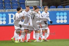 3. Liga; SV Wehen Wiesbaden - FC Ingolstadt 04; Tor Jubel Treffer Benjamin Kanuric (8, FCI) Deniz Zeitler (38, FCI) Sebastian Grönning (11, FCI) David Kopacz (29, FCI) Max Besuschkow (17, FCI) Max Plath (14 FCI)