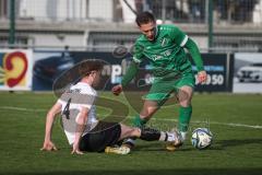 Bezirksliga - Saison 2025/26 - FC Gerolfing - SpVgg Altenerding - Christoph Luberstetter  - Flaur Bashota (Nr.23 - FC Gerolfing) - Foto: Meyer Jürgen