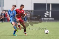 3. Liga; Testspiel; FC Ingolstadt 04 - 1. FC Heidenheim; Zweikampf Kampf um den Ball Marcel Costly (22, FCI) Kaufmann Mikkel (29 HDH)