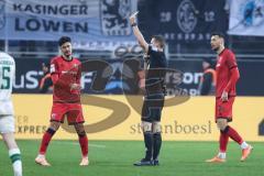 3. Liga; FC Ingolstadt 04 - TSV 1860 München; Gelbe Karte Berkay Öztürk (39 FCI)