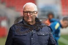 3. Liga; FC Ingolstadt 04 - 1. FC Saarbrücken; vor dem Spiel Vorsitzender des Vorstandes Peter Jackwerth (FCI)