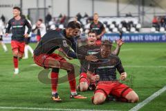 3. Liga; SC Verl - FC Ingolstadt 04; Ausgleich 2:2 Tor Jubel Treffer Simon Lorenz (32, FCI) Jonas Scholz (15, FCI) Marcel Costly (22, FCI) Fredrik Carlsen (8, FCI)