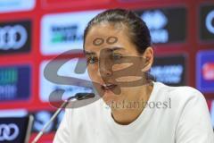 3. Liga; FC Ingolstadt 04 - Alemannia Aachen; Pressekonferenz Interview Cheftrainerin Sabrina Wittmann (FCI)