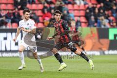 3. Liga; FC Ingolstadt 04 - Erzgebirge Aue; Deniz Zeitler (38, FCI) Rosenlöcher Linus (29 Aue)