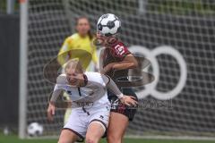 DFB Pokal - Frauen - Saison 2025/26 - FC Ingolstadt 04 Frauen - 1. FC Nürnberg - Nina Penzkofer (Nr.29 - FC Ingolstadt Frauen I) - Pollak Julia rot Nürnberg - Foto: Meyer Jürgen