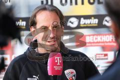 3. Liga; SC Verl - FC Ingolstadt 04; Cheftrainer Rüdiger Rehm (FCI) vor dem Spiel