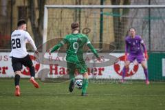 Bezirksliga - Saison 2025/26 - FC Gerolfing - SpVgg Altenerding - Lukas Achhammer (Nr.9 - FC Gerolfing) vergibt eine Torchance - Alexander Weiher weiss Altenerding - Lukas Loher TW Altenerding - Foto: Meyer Jürgen