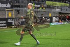 3. Liga; SV Sandhausen - FC Ingolstadt 04; Dennis Borkowski (7, FCI) Tor Jubel Treffer Ausgleich 1:1