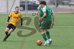 AUDI Amateuercup - Saison 2024/25 - TSV Lichtenau - FC Geisenfeld - Stefan Schmailzl grün Geisenfeld - Moritz Heilek gelb Lichtenau - Foto: Meyer Jürgen