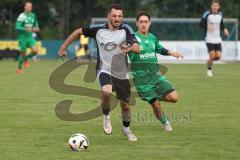 Bezirksliga - Saison 2025/26 - TSV Ober./Unterhaunstadt - SVA Palzing - Baris Soysal (Nr.22 - TSV Ober-/Unterh.stadt) - Liam Russo grün Palzing - Foto: Meyer Jürgen