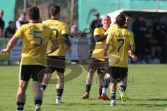 Kreisliga - Saison 2025/26- TSV Lichtenau - TSV Hohenwart - Marc Steingräber gelb Lichtenau mit dem 1:1 Ausgleichstreffer - jubel - Foto: Meyer Jürgen