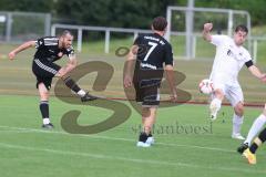 Kreisklasse - Saison 2024/25- TSV Gaimersheim II - Türkisch SV Ingolstadt-  - Ion Murada schwarz Türk SV - Simon Gelbmann weiss Gaimersheim - Foto: Meyer Jürgen