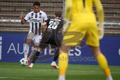 3. Liga - Saison 2026/27 - Victoria Köln - FC Ingolstadt 04  - Nishan Velupillay (Nr.28 - FCI) - Pascal Fallmann (Nr.28 - Viktoria Köln) - Foto: Meyer Jürgen
