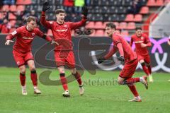 3. Liga; FC Ingolstadt 04 - TSV Havelse; Tor Jubel Treffer Max Besuschkow (17, FCI) 2:1 Georgios Antzoulas (6, FCI) Simon Lorenz (32, FCI)