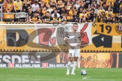 3. Liga; SG Dynamo Dresden - FC Ingolstadt 04; Mladen Cvjetinovic (19, FCI) wartet
