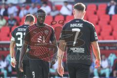 3. Liga; FC Ingolstadt 04 - TSV 1860 München; Daouda Beleme (9, FCI) Jannik Mause (7, FCI)