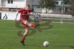 Kreisliga- Saison 2024/25- TSV Etting - TSV Altmannstein- Thomas Riegelsberger rot Altmannstein mit dem 0:1 Führungstreffer  - jubel - Foto: Meyer Jürgen