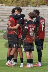 A-Junioren Bundesliga -  Saison 2026/27 - FC Ingolstadt 04 - VFB Stuttgart - Kaydin Malik rot FCI verwandelt einen Strafstoss zum 1:1 Ausgleichstreffer - Jubel  -  Foto: Meyer Jürgen