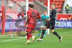 3. Liga; FC Ingolstadt 04 - TSV Havelse; Torchance verpasst Dennis Kaygin (10, FCI)Torwart Opitz Tom (1 TSV) Plume Noah (24 TSV)