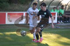 Landesliga - Saison 2026/27 - SV Manching - VFR Neuburg - Vincent Amann (Nr.5 - SV Manching) - Bauer Philippe weiss Neuburg - Foto: Meyer Jürgen