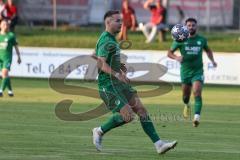 Landesliga - Saison 2024/25 - SV Manching - SV Cosmos Aystetten - Fabian Neumayer (Nr.9 - SV Manching) - XXXXX - Foto: Meyer Jürgen