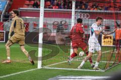 3. Liga; FC Ingolstadt 04 - TSG Hoffenheim II; Tor Jubel Treffer Siegtreffer 3:2, Fredrik Carlsen (8, FCI) Petersson Lukas (1 TSG) Hör Yannis (16 TSG)