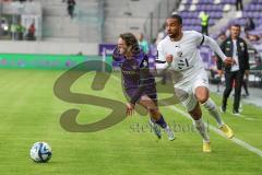 3. Liga; Erzgebirge Aue - FC Ingolstadt 04; Leon Guwara (6, FCI) Danhof Tim (2 Aue)