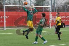 AUDI Amateuercup - Saison 2024/25 - TSV Lichtenau - FC Geisenfeld - Christian Kirzinger Torwart Lichtenau - Stefan Schmaizl grün Geisenfeld - Foto: Meyer Jürgen